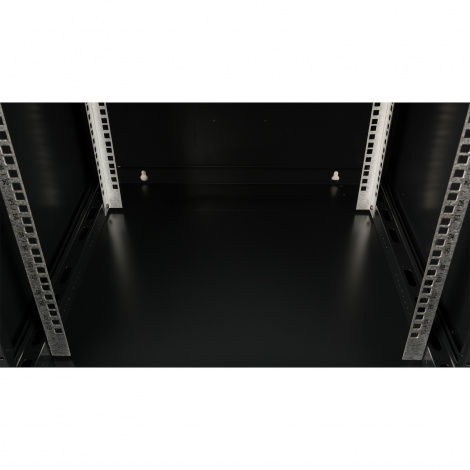 Шкаф 19" телекоммуникационный настенный, 9U 501x600х600 мм, дверь стекло, черный